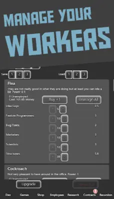 Idle Idle GameDev android App screenshot 1