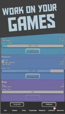 Idle Idle GameDev android App screenshot 4